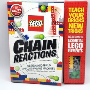 LEGO Chain Reactions Klutz Science/STEM Activity Kit/Book Pat Murphy 2014